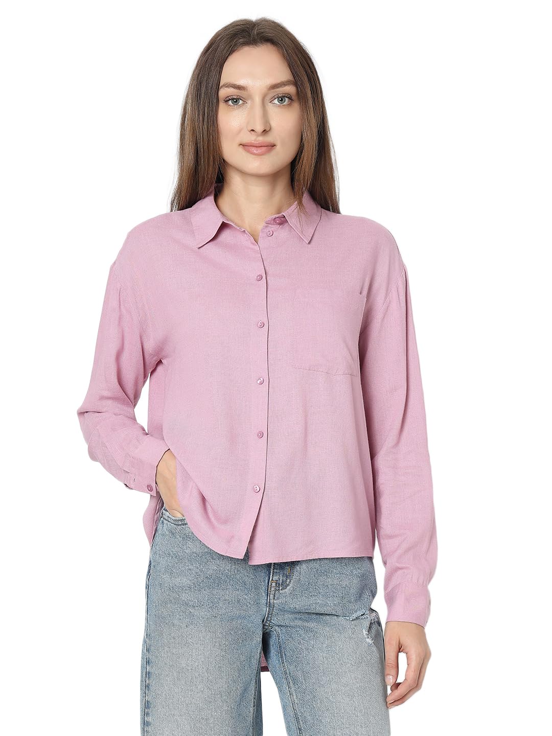 vero moda Women's Regular Fit Shirt-picture-34