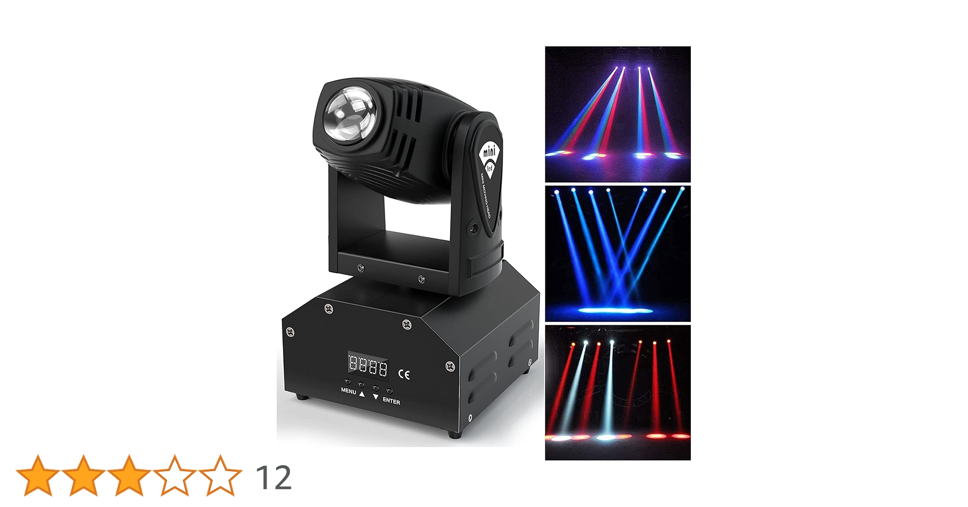 Amazon.co.jp: U`King ムービングヘッド 10W ステージライト