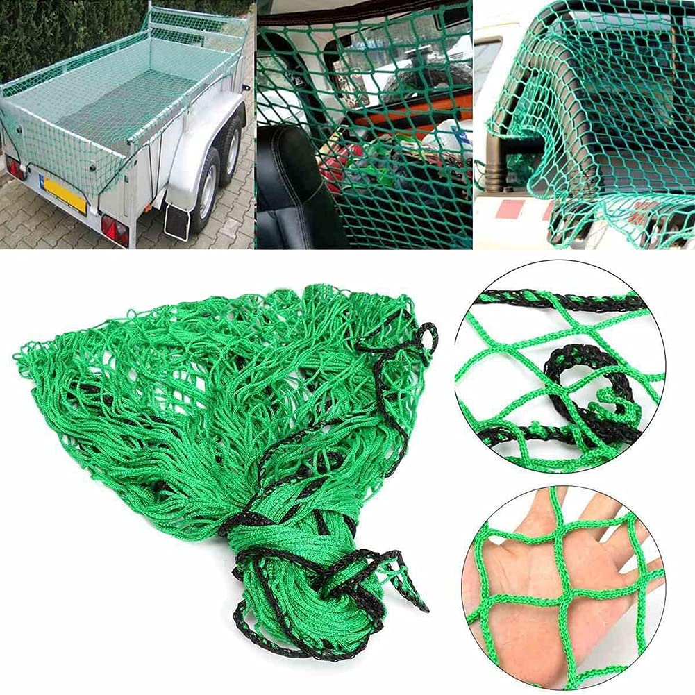 GepäCknetz Auto Kofferraum LKW-Bett Polypropylen Frachtnetz Sicherheitsschutzanhänger Bungee Strecke Mesh Cover Heavy Duty Gepäck Anti-Falling Kofferraumnetz GepäCknetz (Size : 1.5x2.7m)