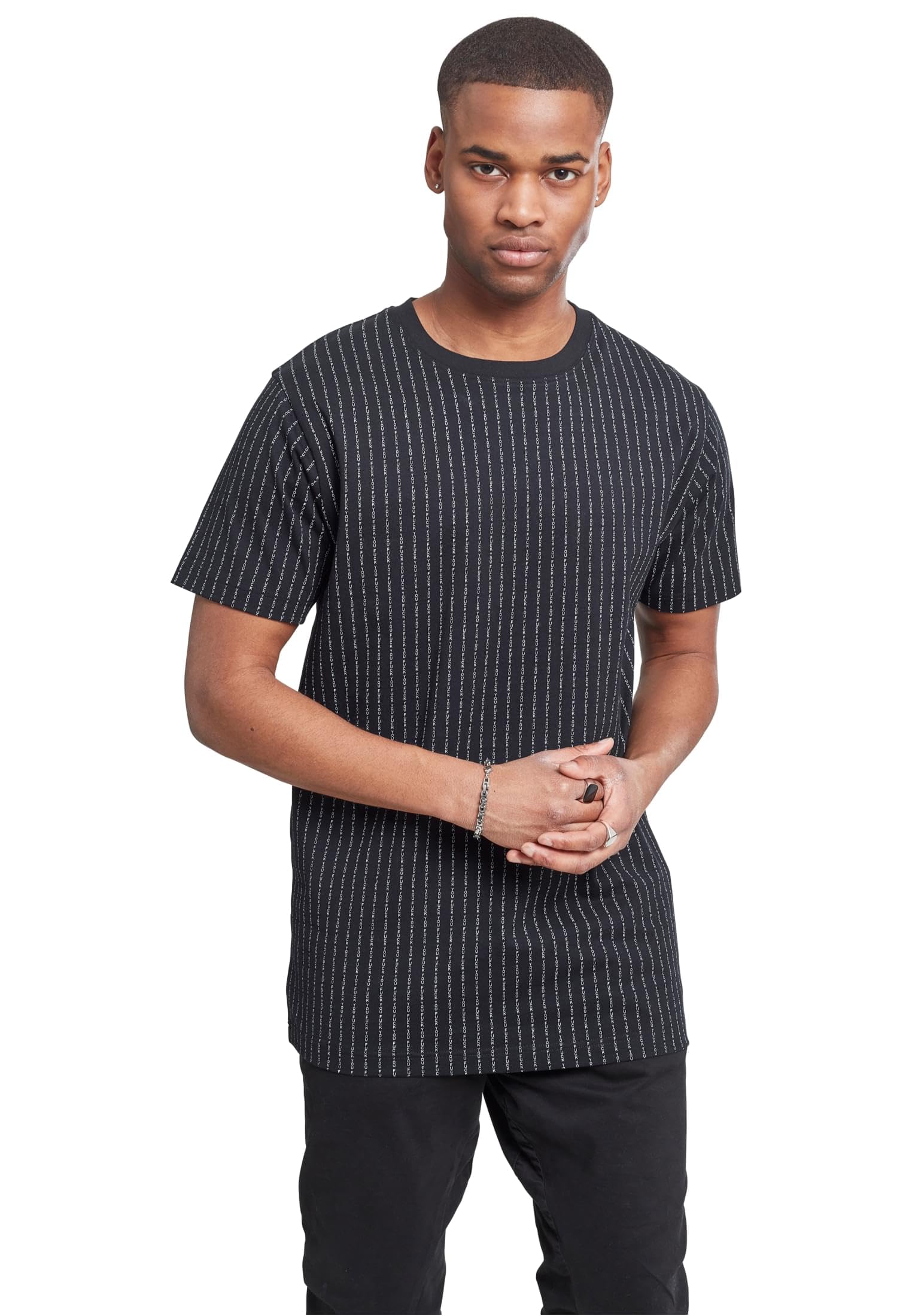Mister Tee Men's Noir T-Shirt Fuck You