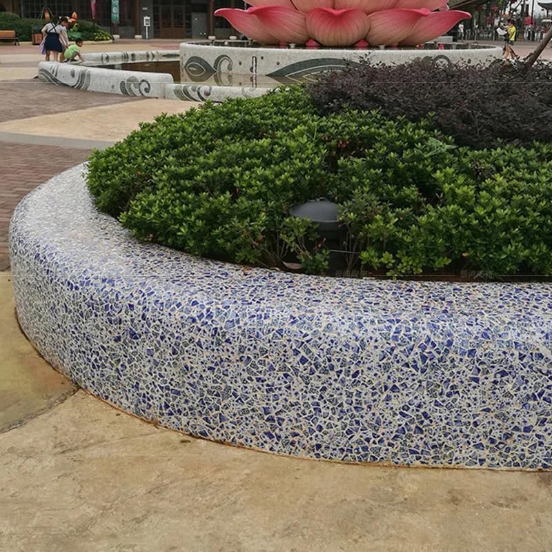 Miniatura 9 de Azulejos de mosaico de cerámica de porcelana de 1.1 libras, azulejos de mosaico irregulares rotos para suelo de manualidades, cocina, piscina,