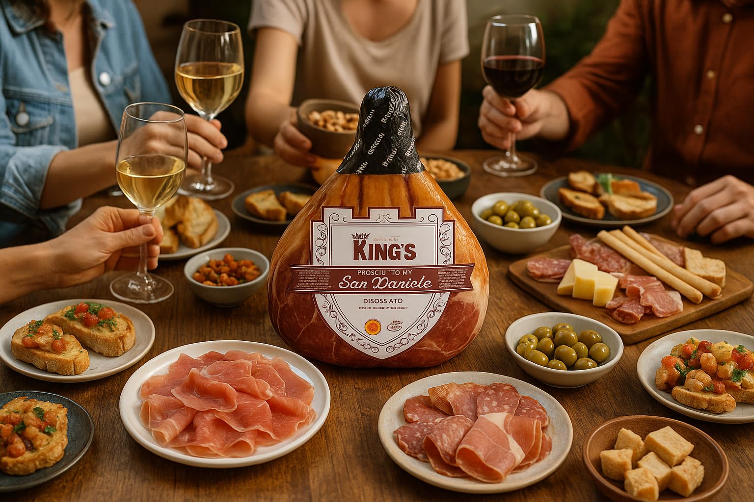 Prosciutto di San Daniele Disossato 8kg – Stagionatura Naturale, Gusto Autentico della Tradizione Friulana – Ideale per Gastronomie, Ristoranti, Catering e Uso Domestico