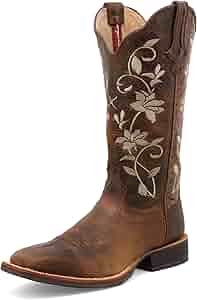 （ru_） Twisted X Women's Ruff Stock Embroidered Floral Boot WRS0025