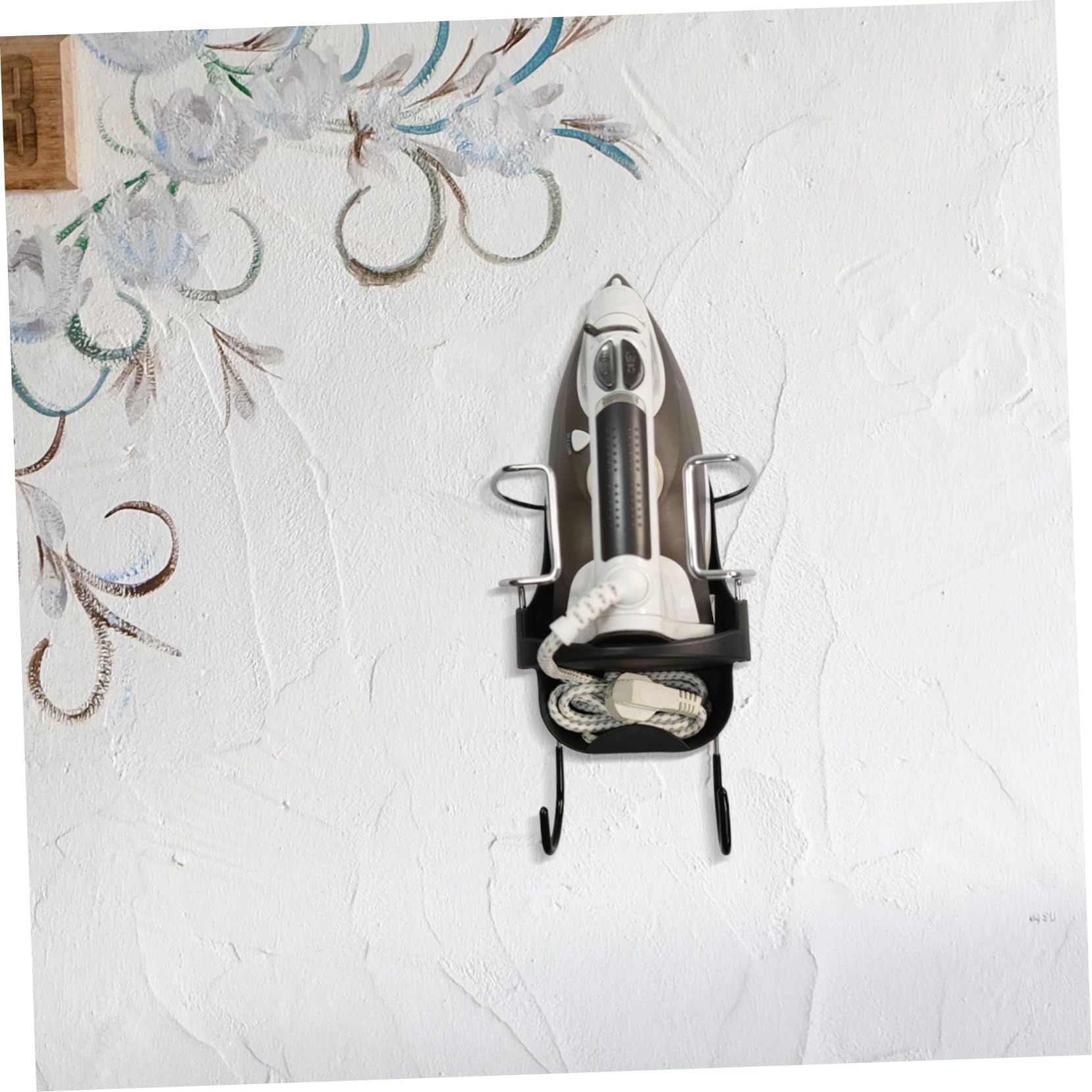 MAGICLULU Support Mural pour Fer à Repasser en Pbt Charge Fort 36x15,5x13 Cm pour Salle de Repassage Domestique