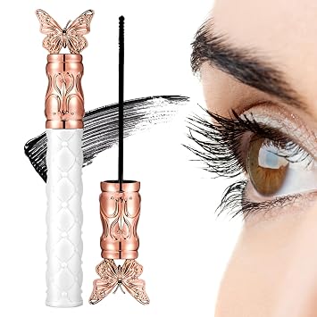 Lift Iron Wand Mascara, 2025 New Mascara for Everyday Wear, Waterproof Eye Makeup Mascaras for Upper Lower Eye Makeup Tools for Women #1-Black-1pcs