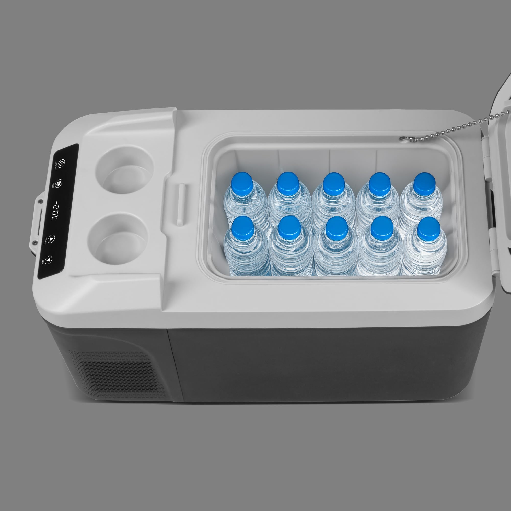 Teesa Compressore professionale da parete con funzione di congelamento ~ 22 °C, capacità 13 l, DC12/24 V AC 230 V, pannello di controllo touch a LED, TSA5008