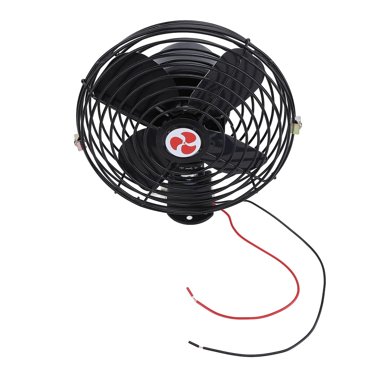 Wakects Ventilador de Refrigeración para RV, Viento Fuerte, Ventilador de Coche de 12 V, Silencioso, Larga Vida útil con Interruptor de 2 Velocidades para SUV para Autobús (8 pulgadas)