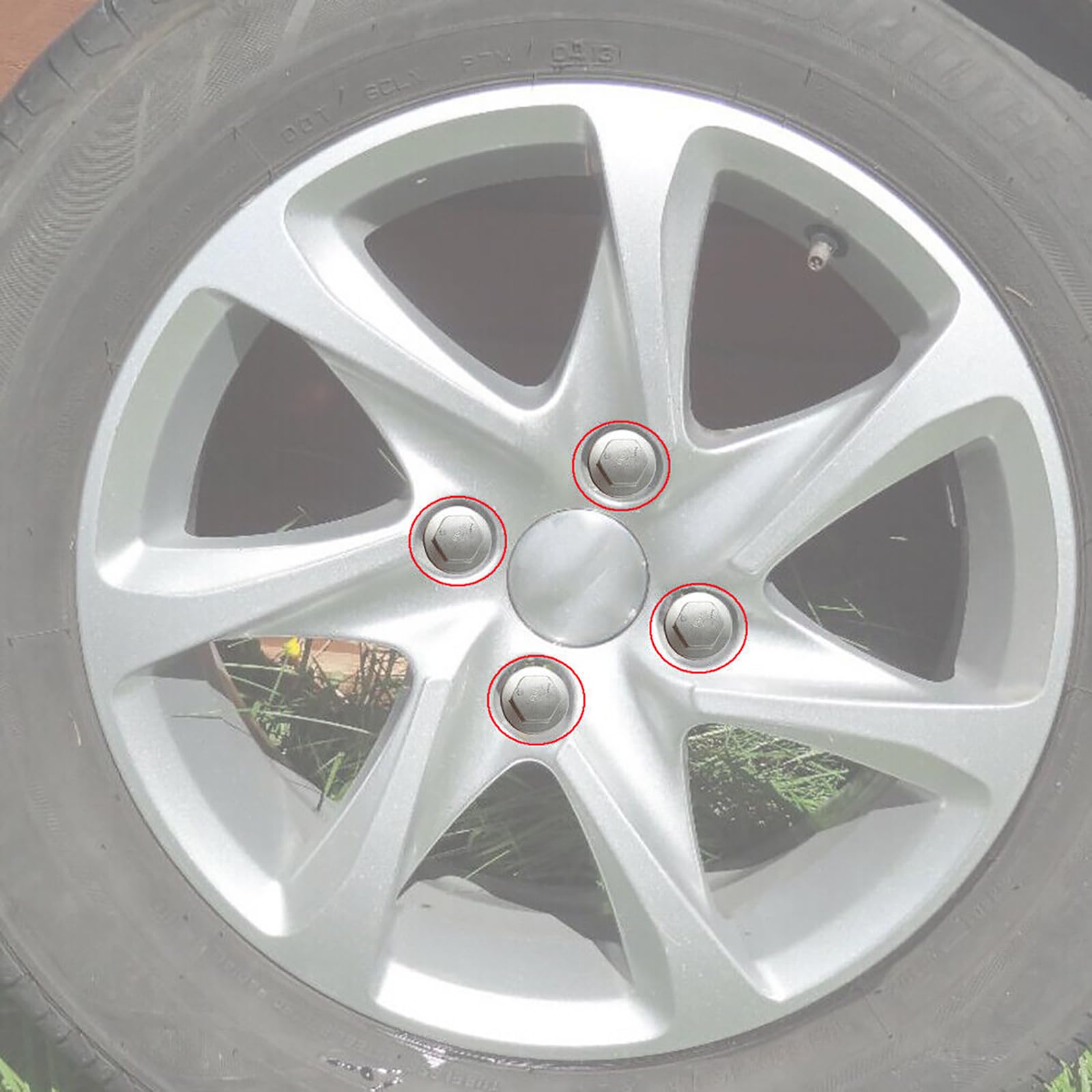 4 tornillos de rueda M12 x 1,25 tornillos de tuerca 9817024580 for Citroen C2 C3 C4 C5 C6 Berlingo Peugeot 206 207 308 407 508 Citroen DS3 DS4 DS5 Berlingo SAXO XSARA Jumpy