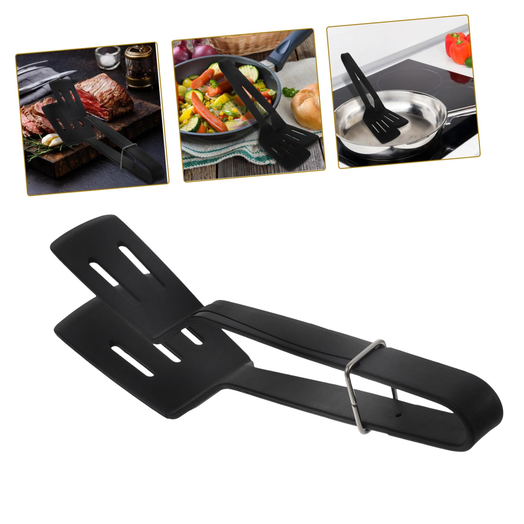 BESPORTBLE 4stücke Silikon Küchenzange Bratklammer Bbq Hitzebeständig Antihaftbeschichtet Für Steak Und Grillen Mit Ergonomischem Griff Für Zuhause Und Gastronomie
