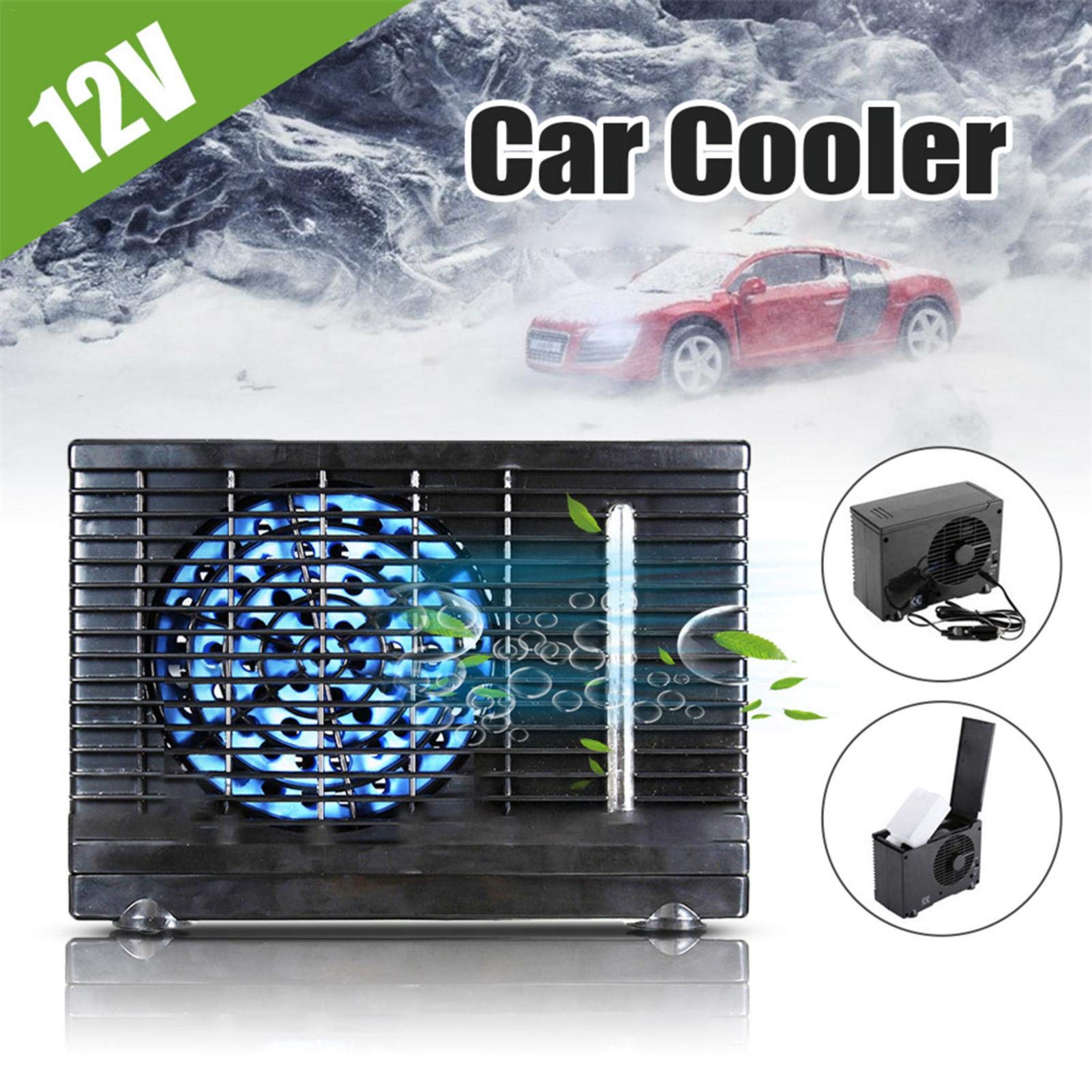 Amazon.co.jp: steman-net エアコンミニ DC 12V 車載 扇風機 冷風扇