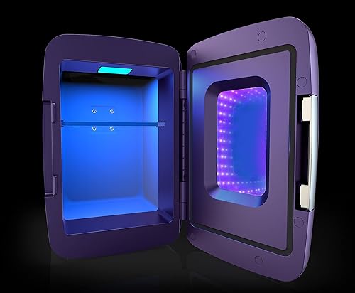 Miniatura 10 de Frigidaire EFMIS179 - Mini refrigerador de bebidas con luz para juegos, color morado