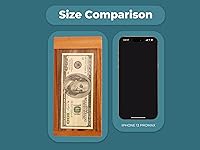 Vista 5 de BSIRI ATM Puzzle Box for Adults Secret Brain Teaser Wooden Puzzle Boxes with Hidden Compartments Ideal Mystery Money Jewelry 3D Puzzle Lock Gift