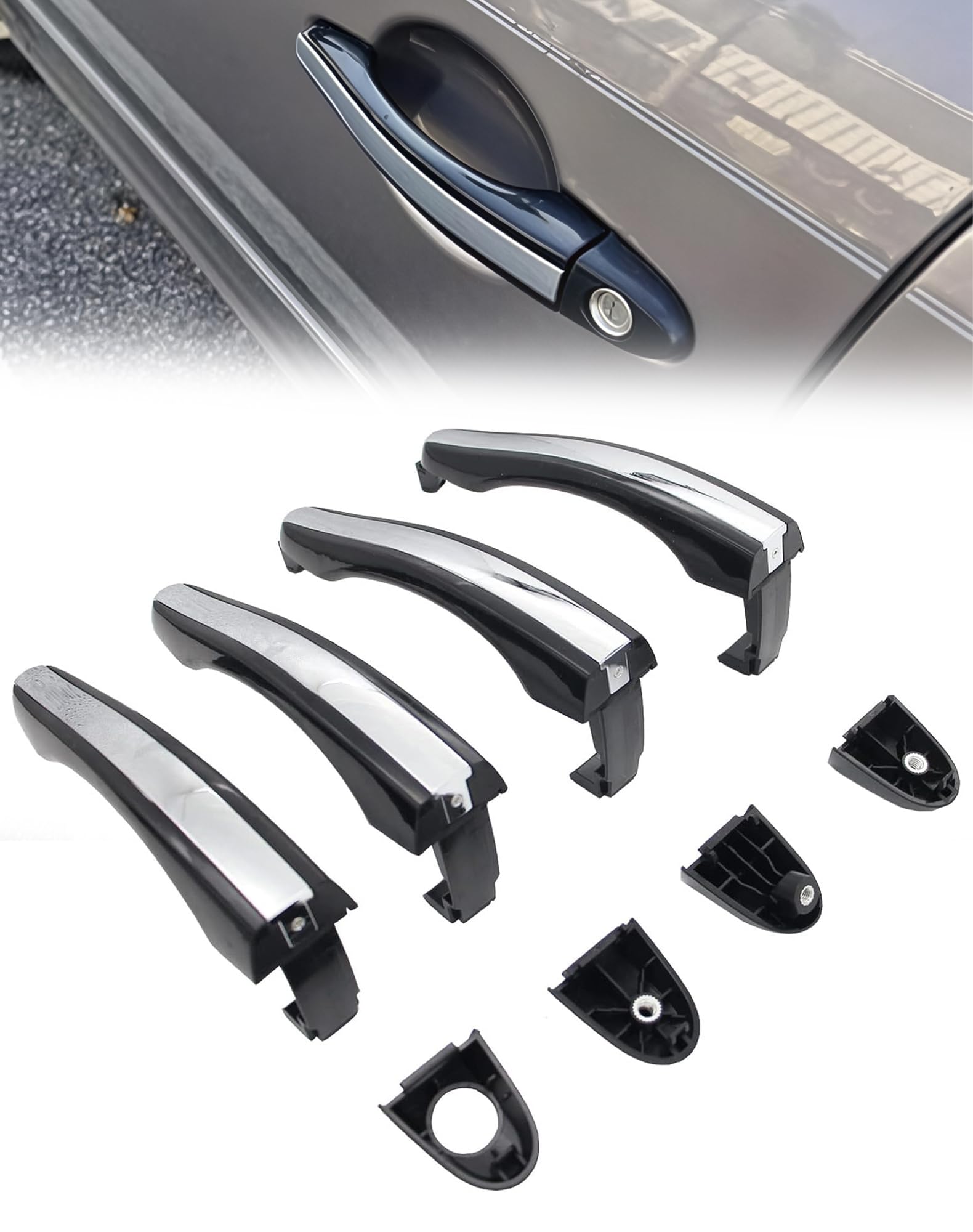 Amazon.com: ZZCSZ 826513L000 Set of 4 Exterior Door Handles