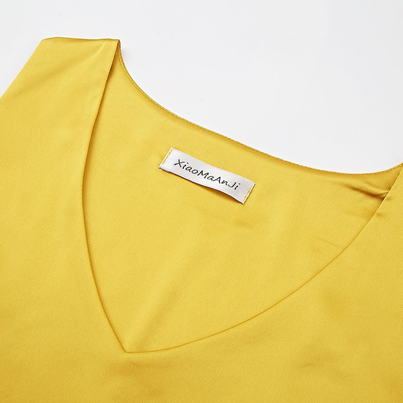 Womens Silk Satin Tank Tops V Neck Floral Casual Camisole Blouses Basic Cami Shirt Plus Size - Image 3