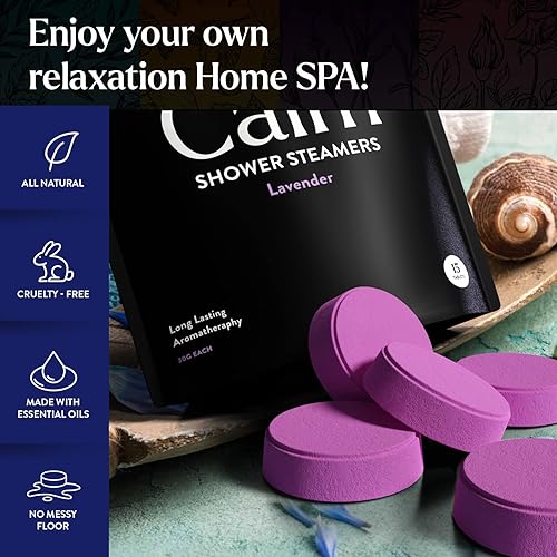 Miniatura 9 de Miracle Made Vaporizadores de ducha de aromaterapia de menta cítrica, 15 tabletas, bombas de aceite esencial para relajación, alivio de la