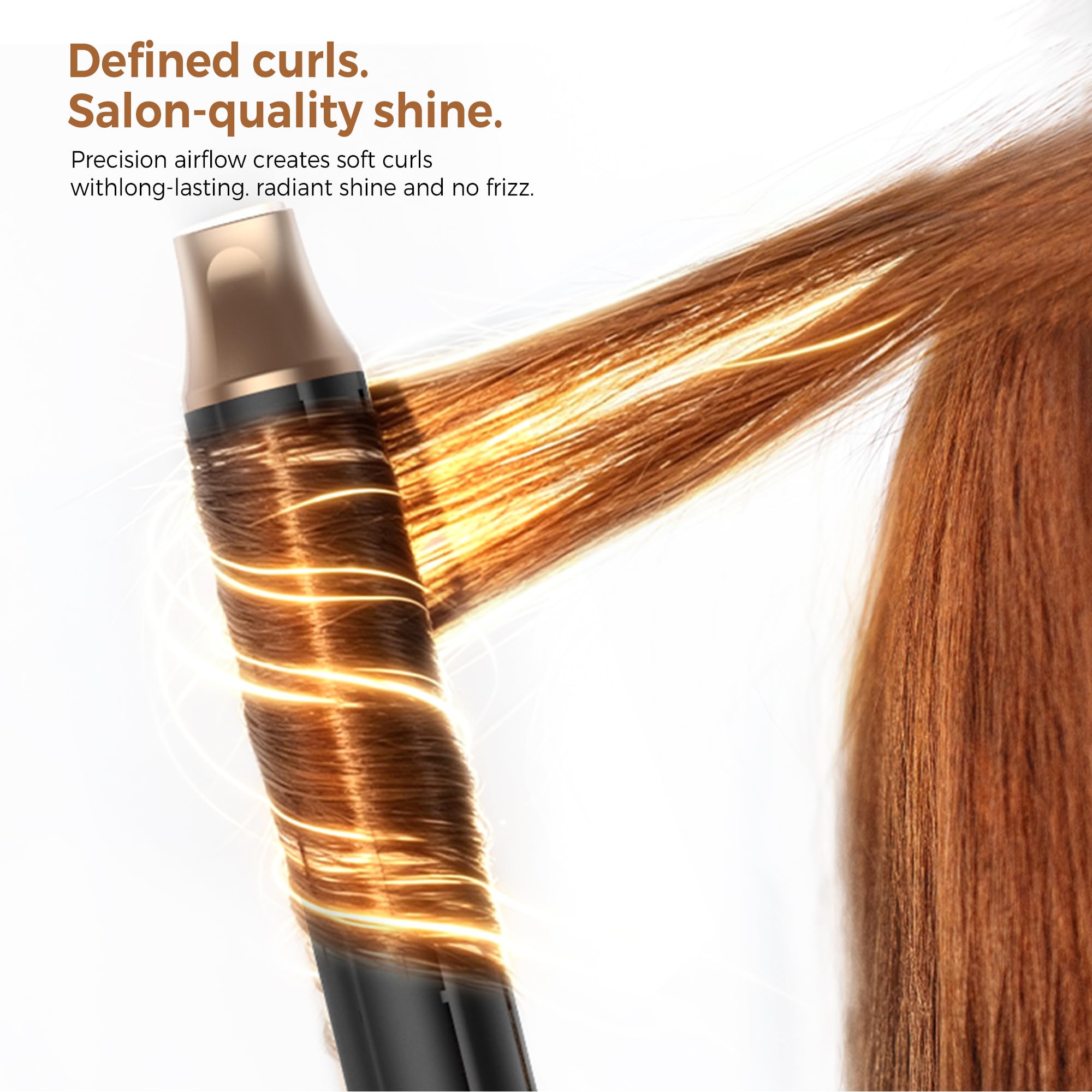 UKLISS 6 in 1 Airstyler,Professioneller Hairstyler mit Diffusor, Ionen Föhn mit Air Lockenstab,Föhnbürste,Volumenbürste,Glätteisen,zum Trocknen, Locken, Glätten der Haare,Multifunktionaler Hair Dryer