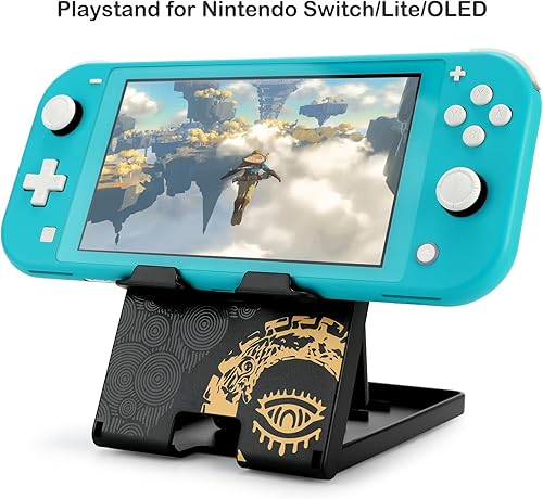 Miniatura 4 de Tscope Lindo soporte de interruptor para Nintendo, para Zleda Tears of The Kingdom Switch 2 Lite soporte, soporte ajustable, plegable, portátil,