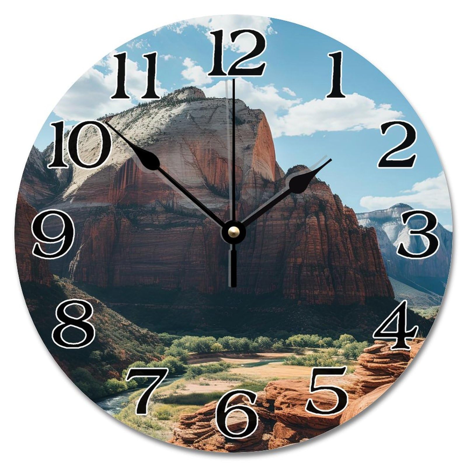 Horloge murale Zion idée cadeau originale pour passionnés de nature