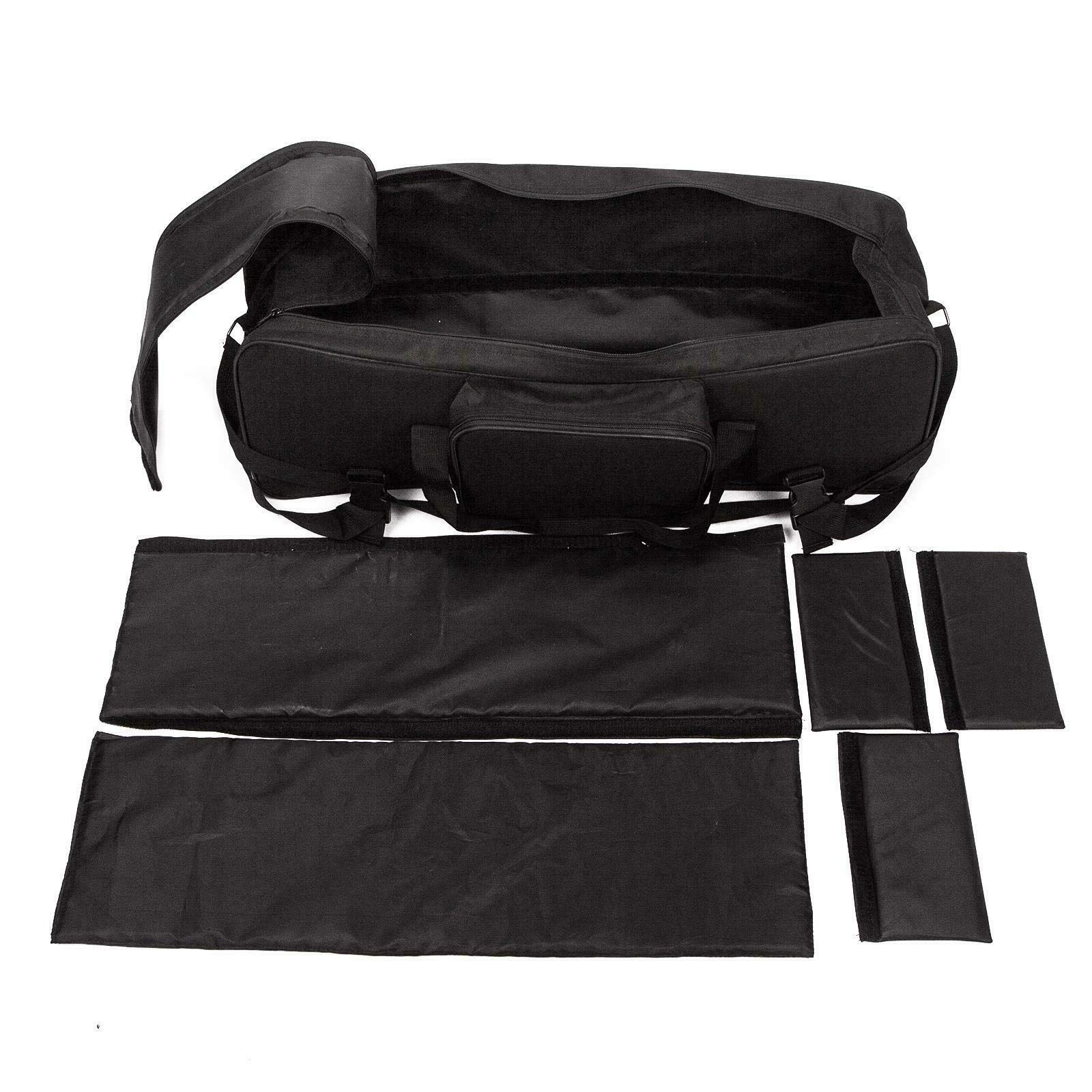 Acolchado Bolsa de La Cámara del Bolso del Cojín Trípode Video Carry Case Bolsa de Transporte y Protege el Caso de La Mosca Ruedas Flightcase
