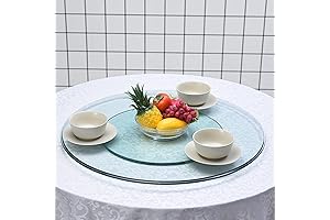 24-Inch Glass Lazy Susan: Elevate Your Dining Experience