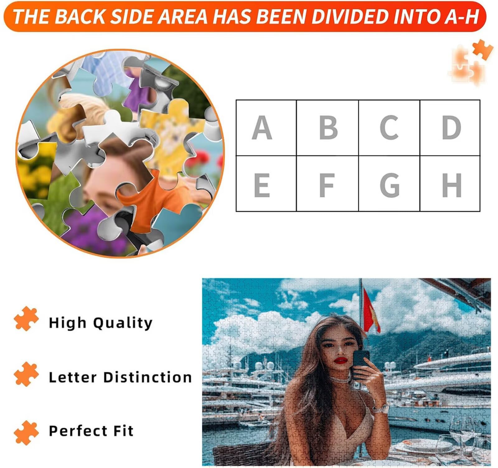 Spersonalizowane puzzle, niestandardowe drewniane puzzle fotograficzne