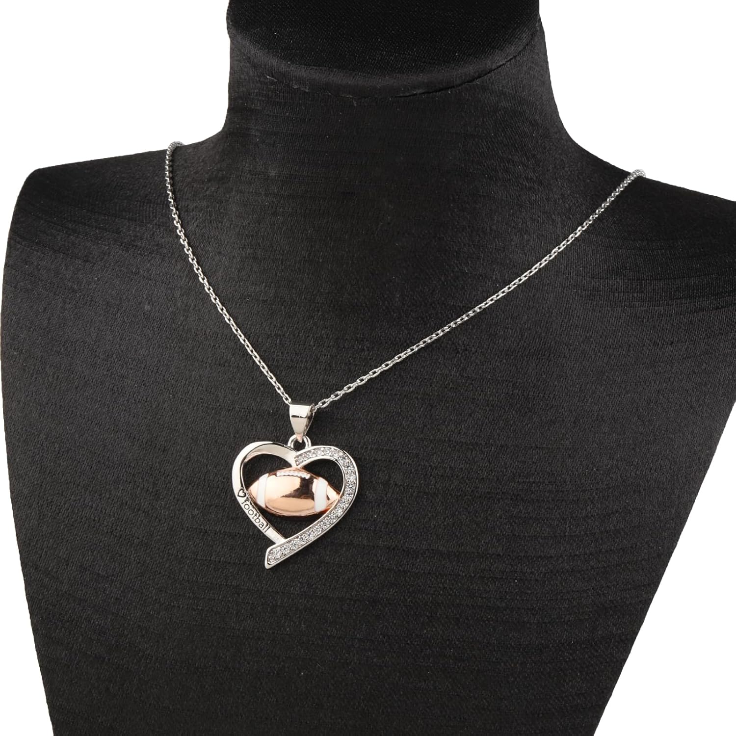 FUSTMW Football Charm Necklace Football Jewelry Football Necklace Gifts Football Gifts for Team Coaches Players Necklace Gift - Image 6