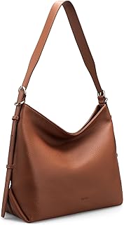 befen Genuine Leather Crossbody Hobo Purses for Women, Ladies Shoulder Bags Handbags with 2 Shoulder Straps