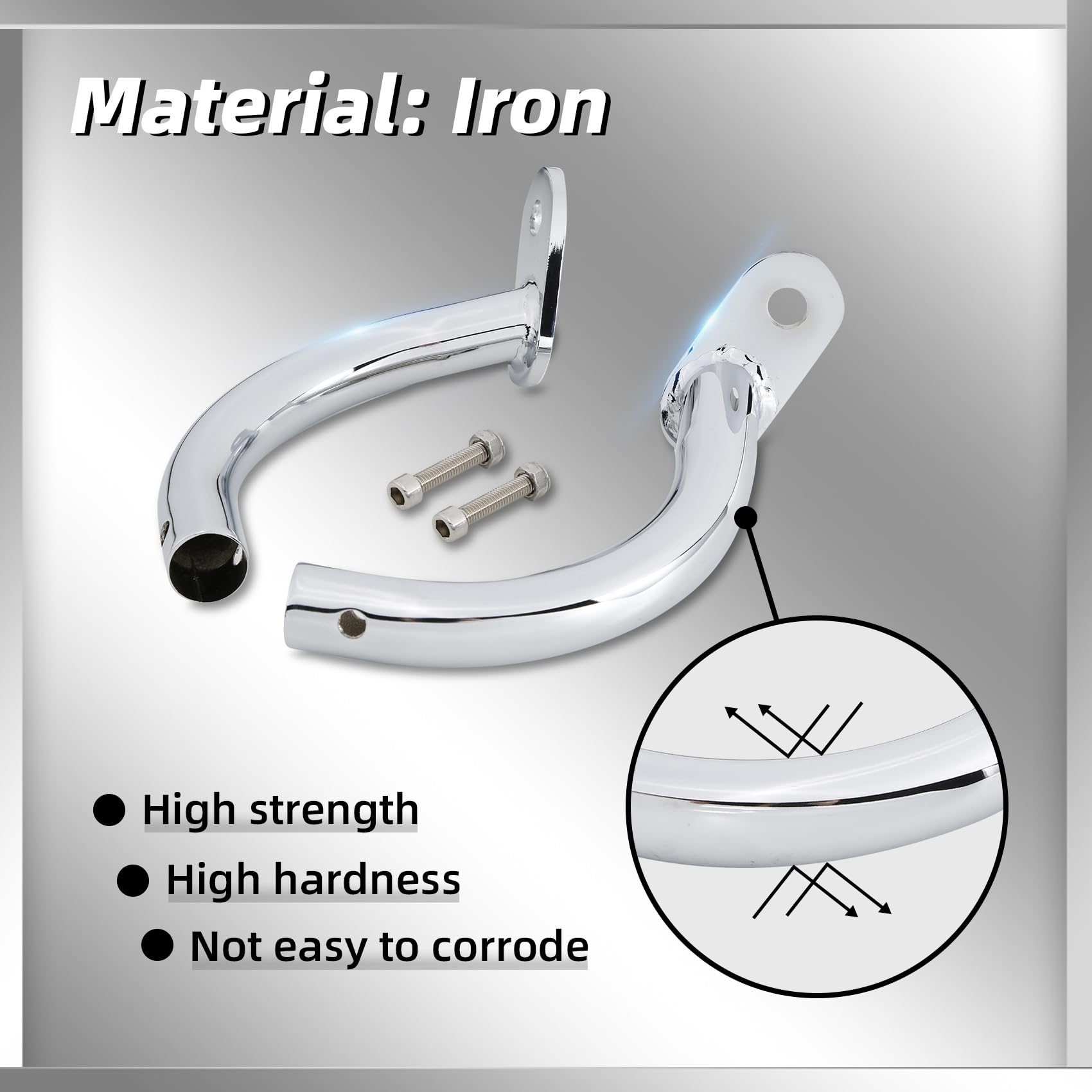 TCMT Chrome Saddlebag Guard Eliminator Brackets Fits For HarleyFLHT Models Electra Glide Standard Classic Ultra Classic 1997-2008