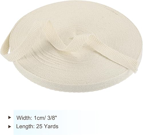Vista 326 de PATIKIL Cinta de sarga de algodón de 3/4 pulgadas, 10 yardas, cinta de encuadernación al bies, cinta de espiga para costura, envoltura de regalos