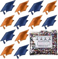 Vista 89 de Confeti Grad Cap Negro, Púrpura Combo - 2 bolsas de media onza (1 oz) (8400/8412)