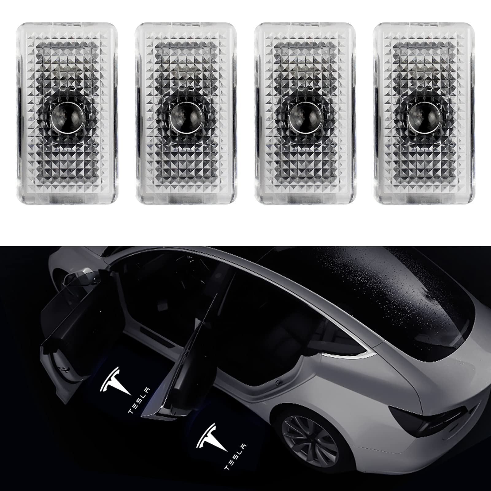 Farmogo Car Door LED Logo Projector puddle lights UltraBright