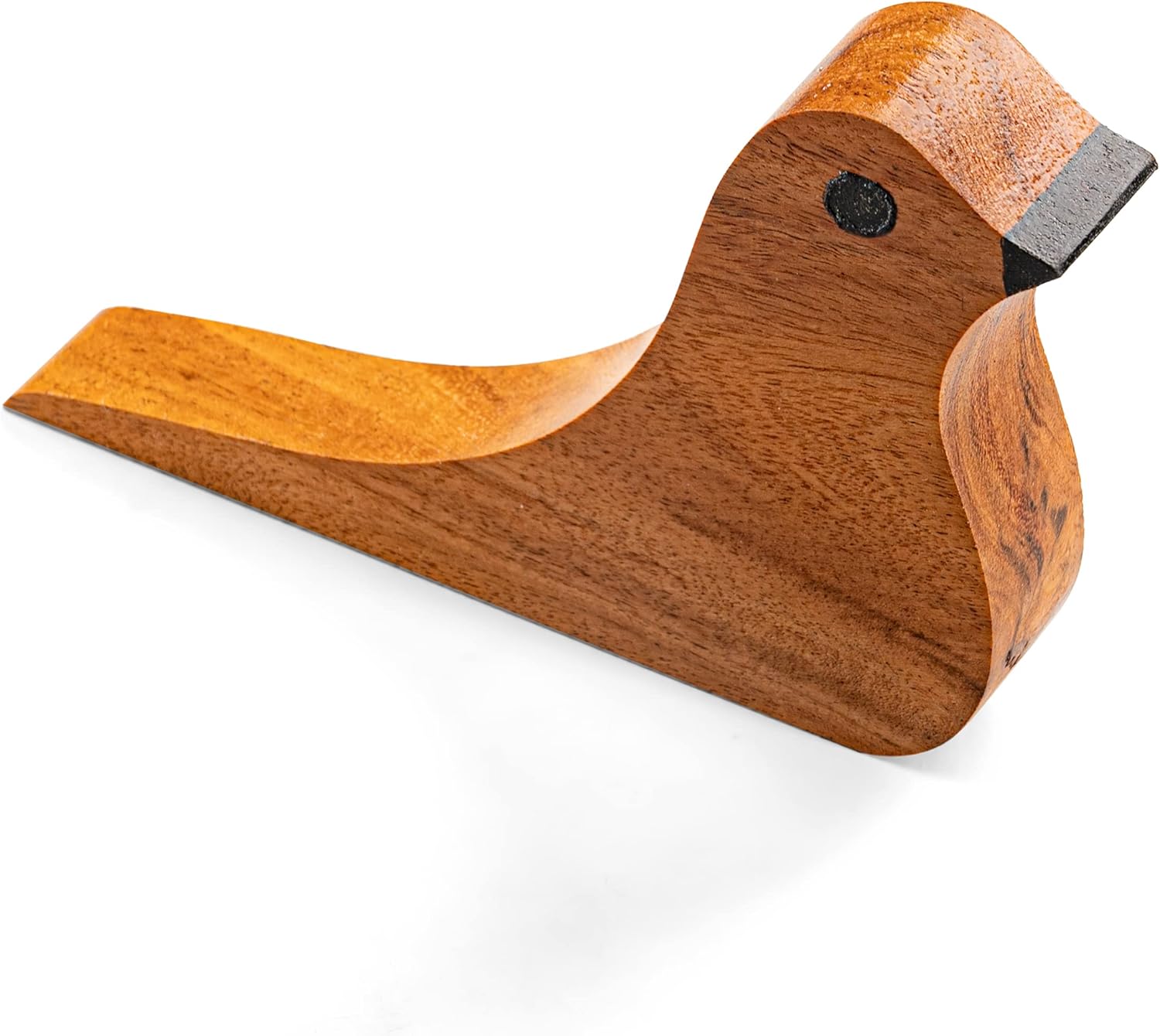 Door Stopper Wooden Hand Carved Wedge Decorative Door Stop