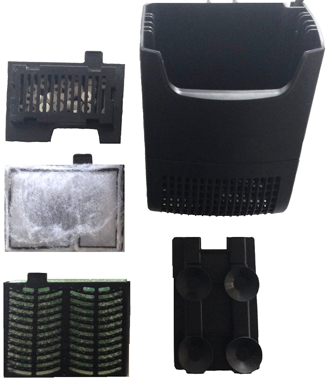 Interpet Internal Aquarium Fish Tank Filter, Bio CF1, Includes Coir Tech Bio Cartridges, High Flow Silent Filtration Cleans Water, for Coldwater & Tropical 36-68 Litres (Aquarium length up to 60cm)