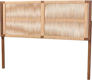 Bali & pari Holitz Natural Rope Woven Headboard - Mountable Bed Backboar...