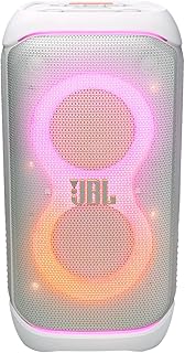 JBL, Caixa de Som Bluetooth, PartyBox Stage 320, Luzes Led, Entrada USB - Branca
