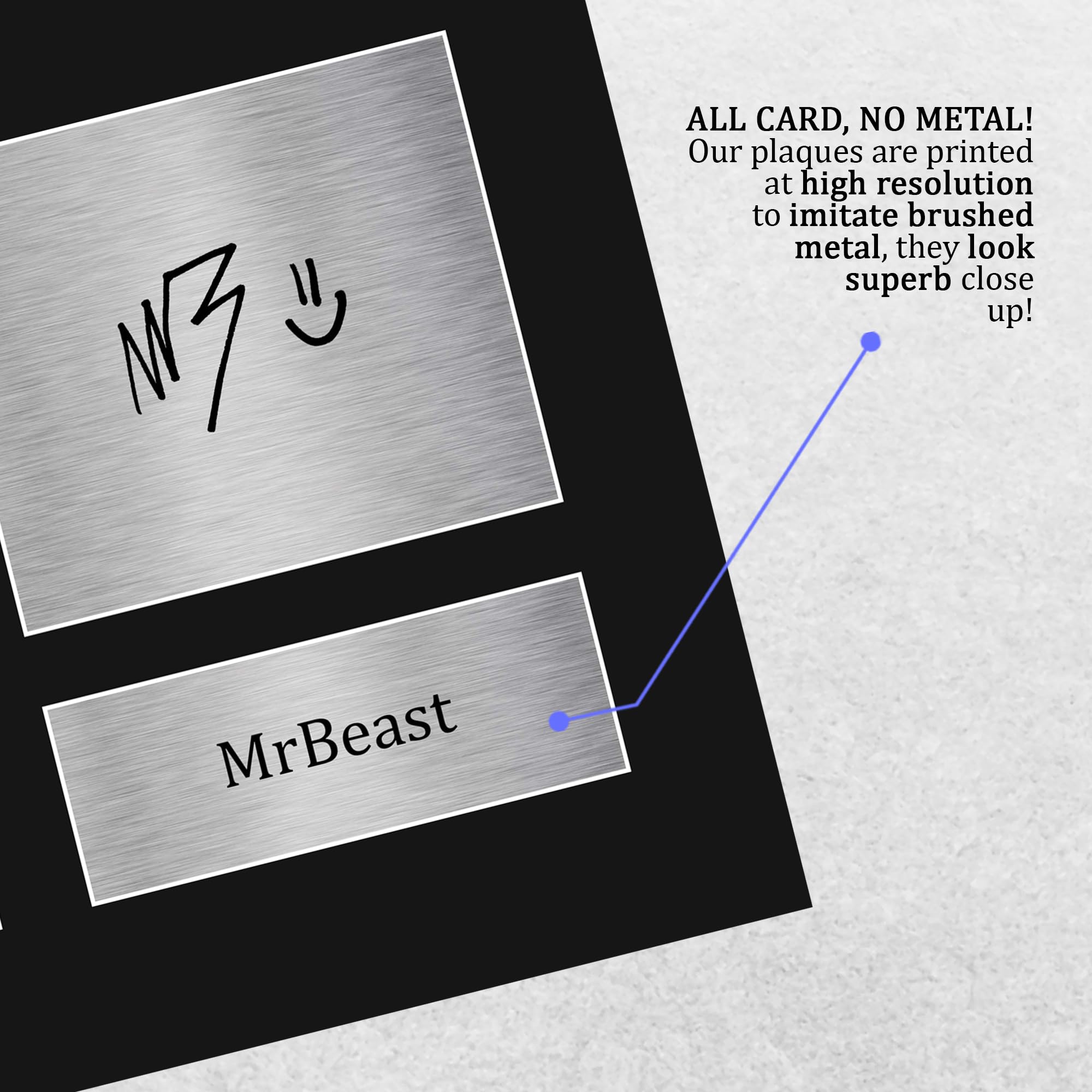 Amazon.com: HWC Trading MrBeast Gifts Printed Signed Autograph