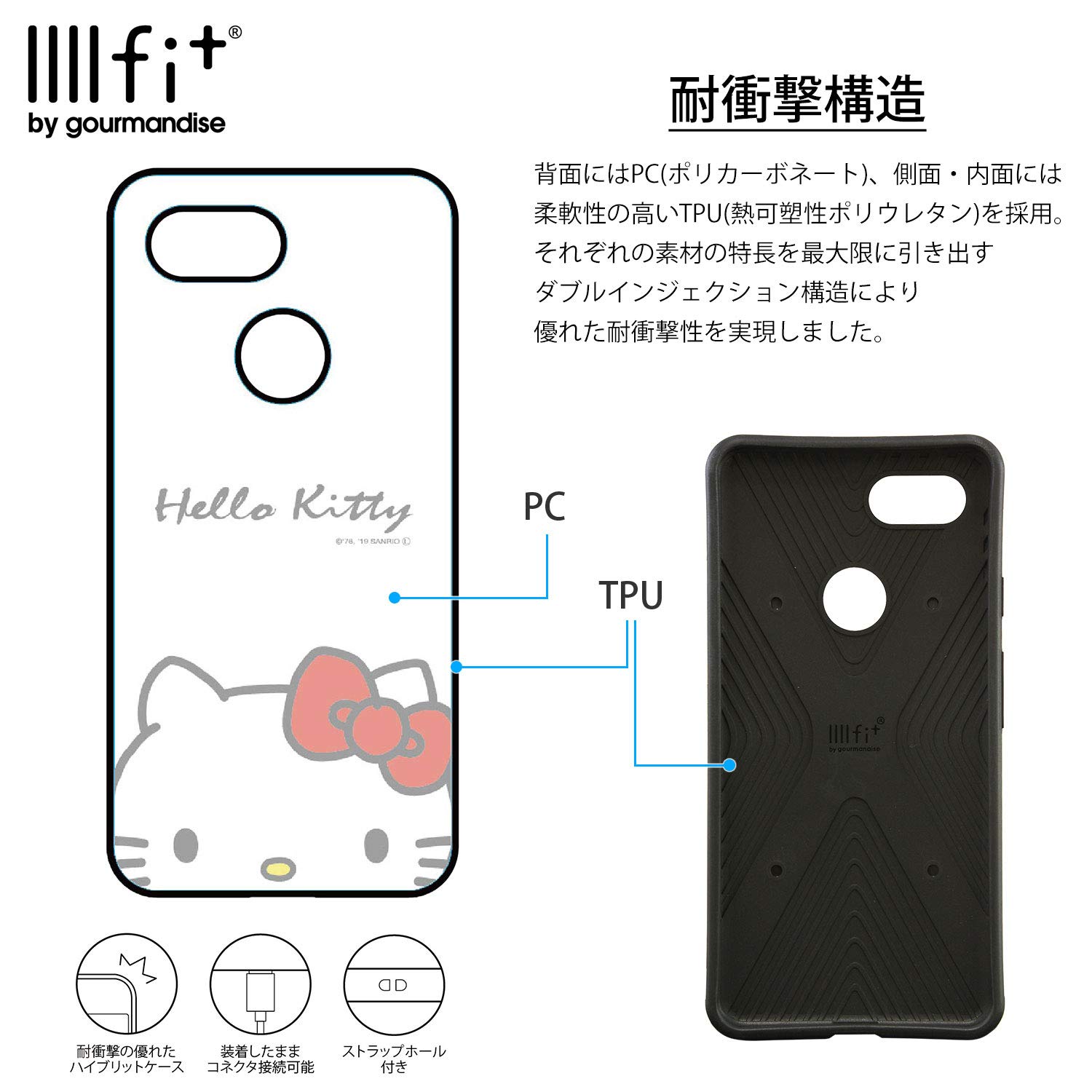 Google Pixel 3 ブラック 本体 キティクロミ リング付ケース他 Google Pixel 3 ブラック 本体 キティクロミ リング付ケース他 Google