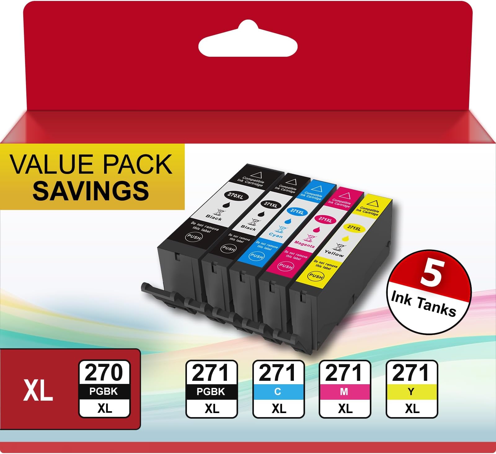 CMYi 20-Pack PGI-270 XL CLI-271 XL Ink Cartridges For Canon PIXMA