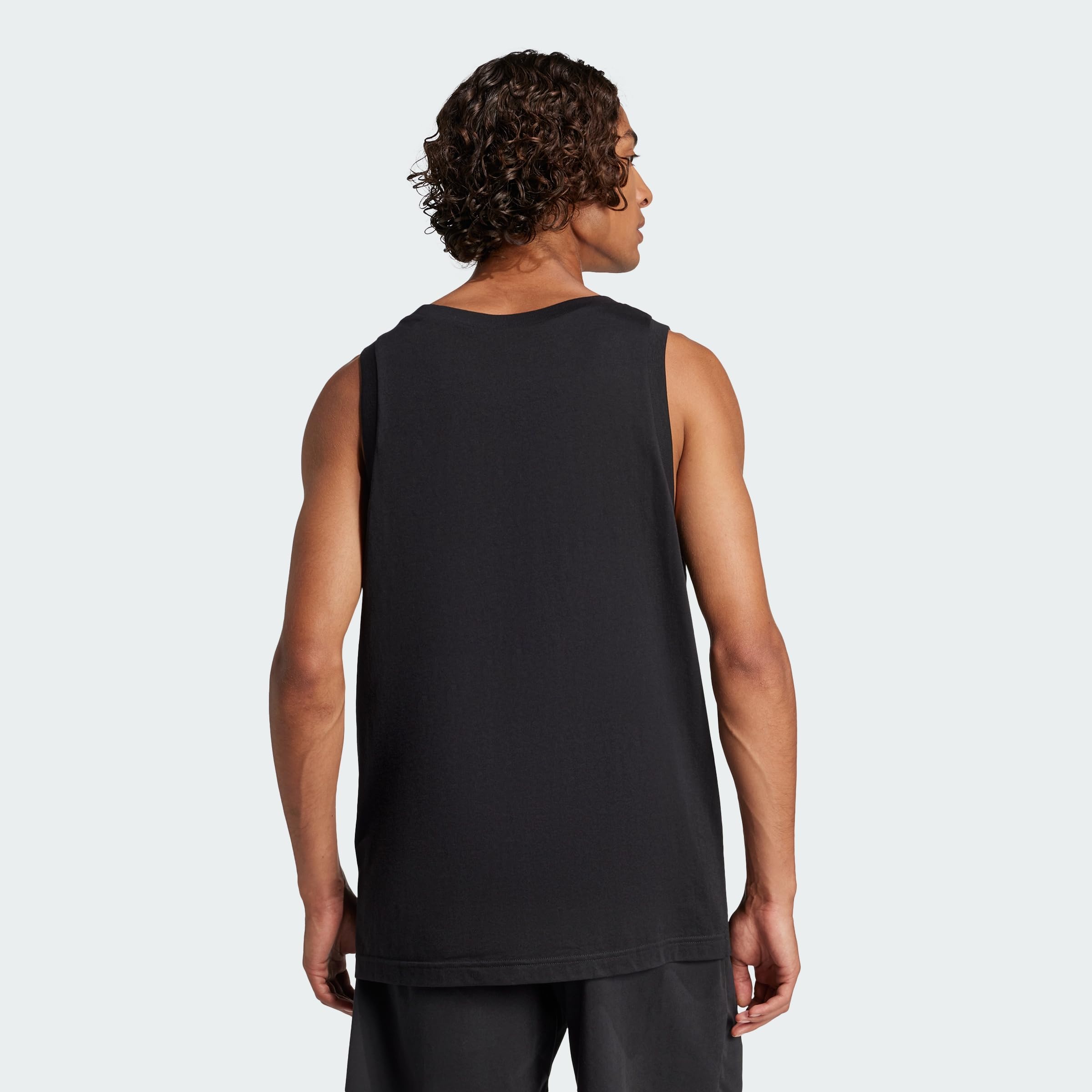 Adidas Męska koszulka bez rękawów Essentials z małym logo Single Jersey