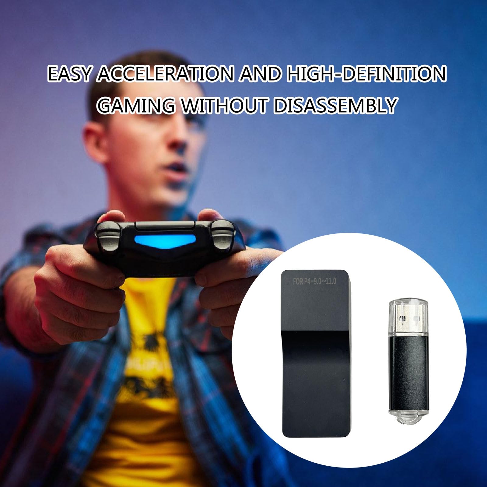 Accessori di gioco per USB 11.0 Adattatore per console di gioco facile da usare (con cavo Ethernet C) Accessori di gioco