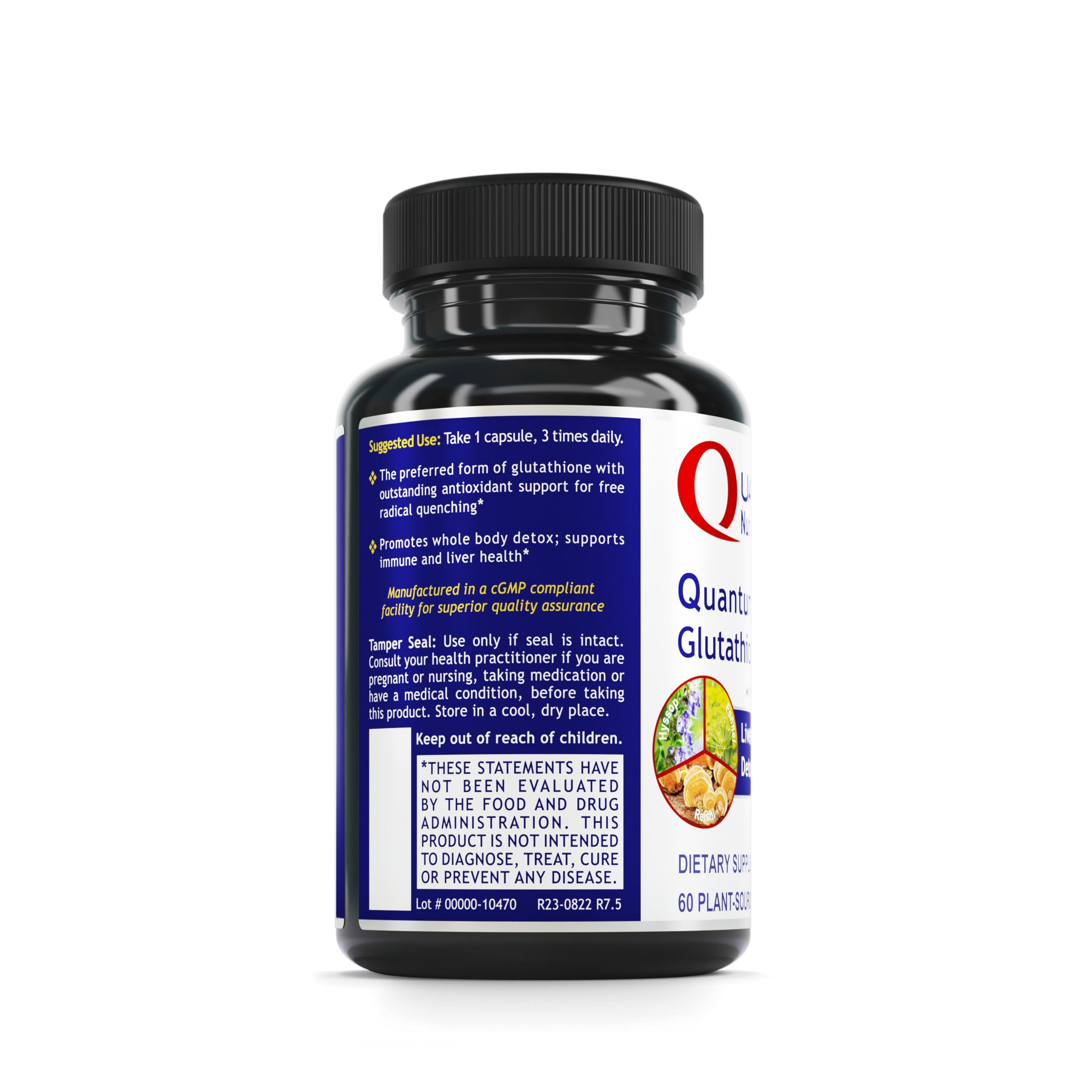 Amazon.com: QNL Glutathione Support - Glutathione Capsules for Adults -  Organic Antioxidant, Liver & Immune Support Supplement - Supports Eye  Health - 60 Plant-Source Capsules : Health & Household