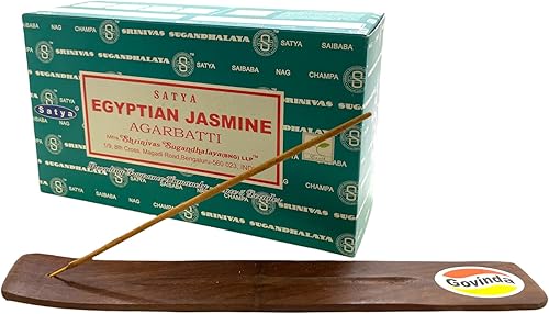 Miniatura 9 de Govinda Paquete de soporte para varillas de incienso con varillas de incienso Satya Bangalore (BNG), 12 cajas x 0.53 oz (Variety01)