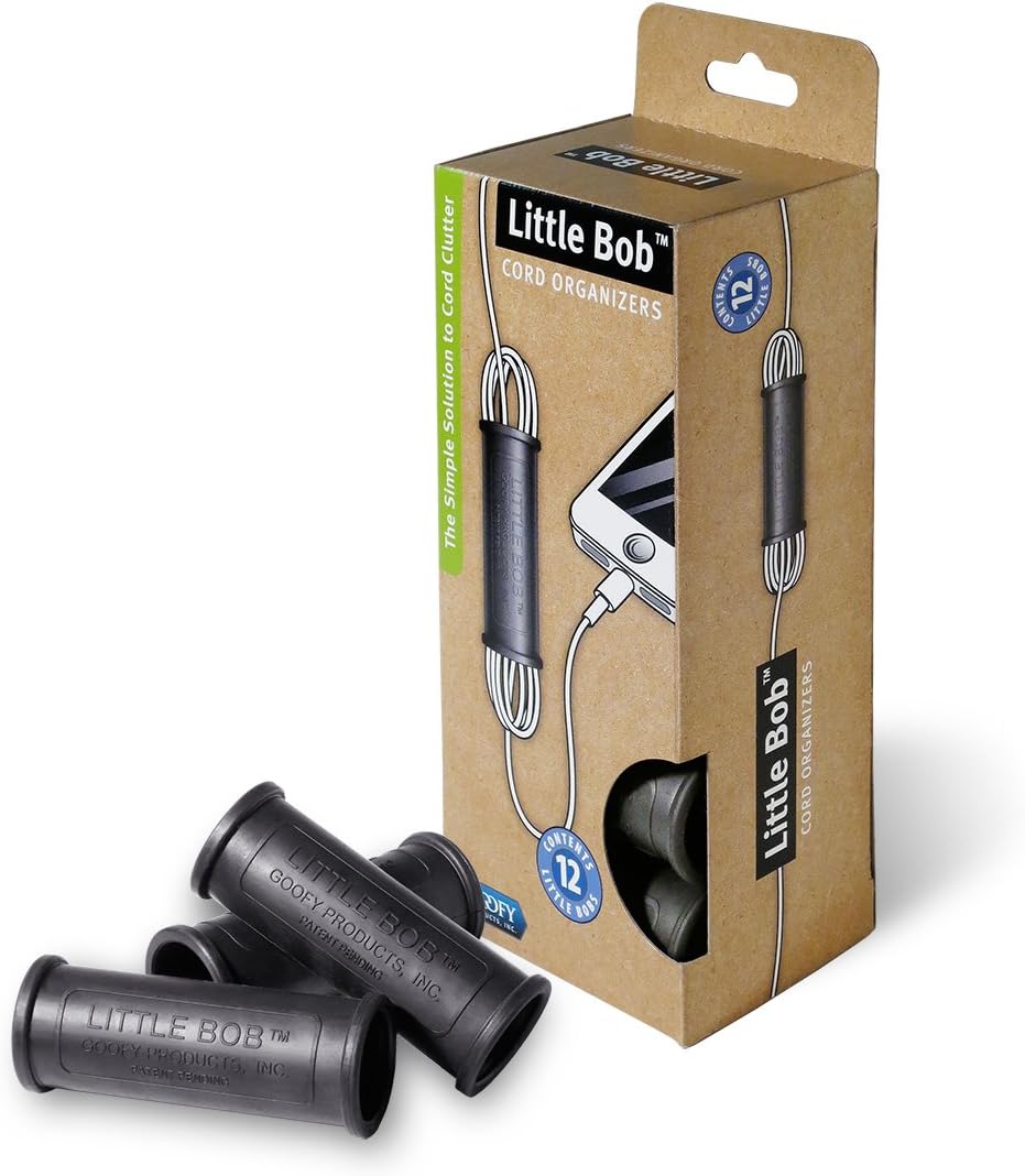 Little BOB: Cable Organizer, Cord Holder, Cable Protector, Ideal for Household Cord Organization, Uses Sleeve Design to Protect and Hide Cords, 100% Designed and Manufactured in The US