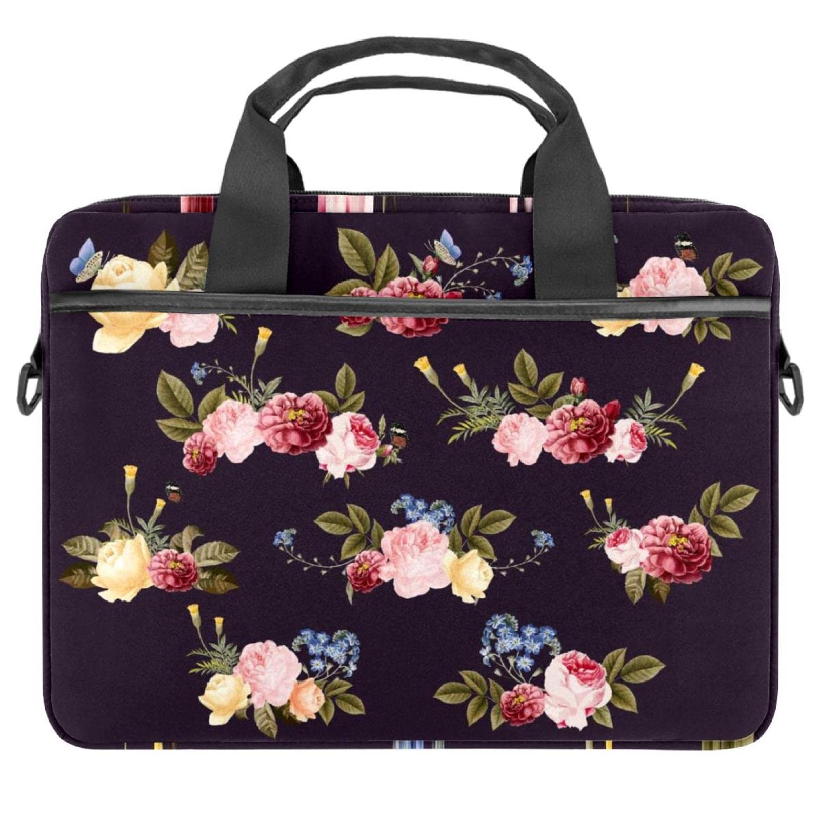 Pochette ordinateur portable 13 pouces fleurie contre les impacts - 7