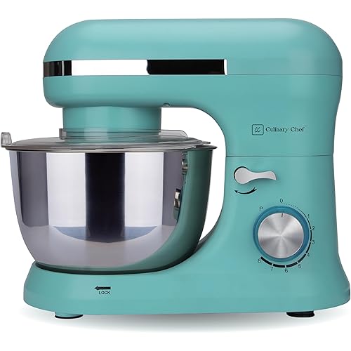 4.5L Retro Stand Mixer (Blue)