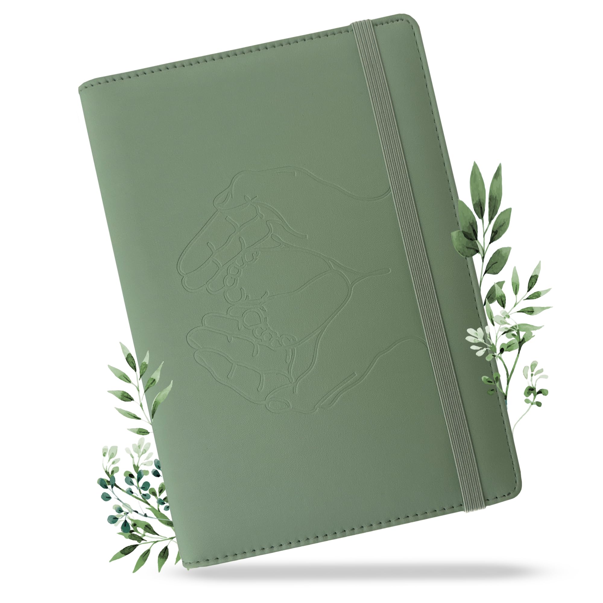 Bokshi | Mutterpasshülle U-Heft Hülle Impfpasshülle in einem | All-in-One Dokumenten Organizer aus Premium PU-Leder | Stilvolle Mappe für Schwangere | Geschenk zur Geburt