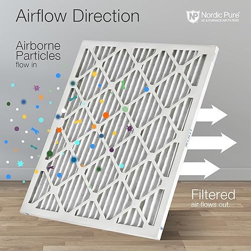 Miniatura 8 de Nordic Pure Filtro de aire plisado Merv 8 para sistema de aire acondicionado y calefacción, caja con 6 unidades, 14x14x1M8-6