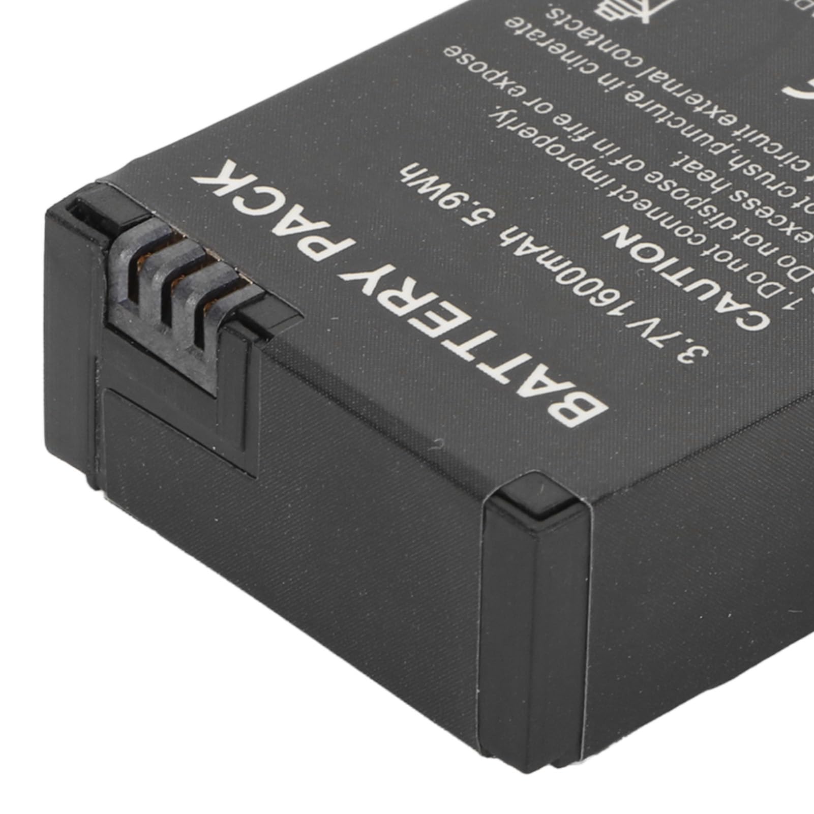 Batterie de Remplacement pour Caméra d'action pour 3/3+, 1600 MAh 3,7 V 5,9 Wh, Batterie Lithium-ION Rechargeable Compacte et Portable, Accessoires pour Caméra de Sport