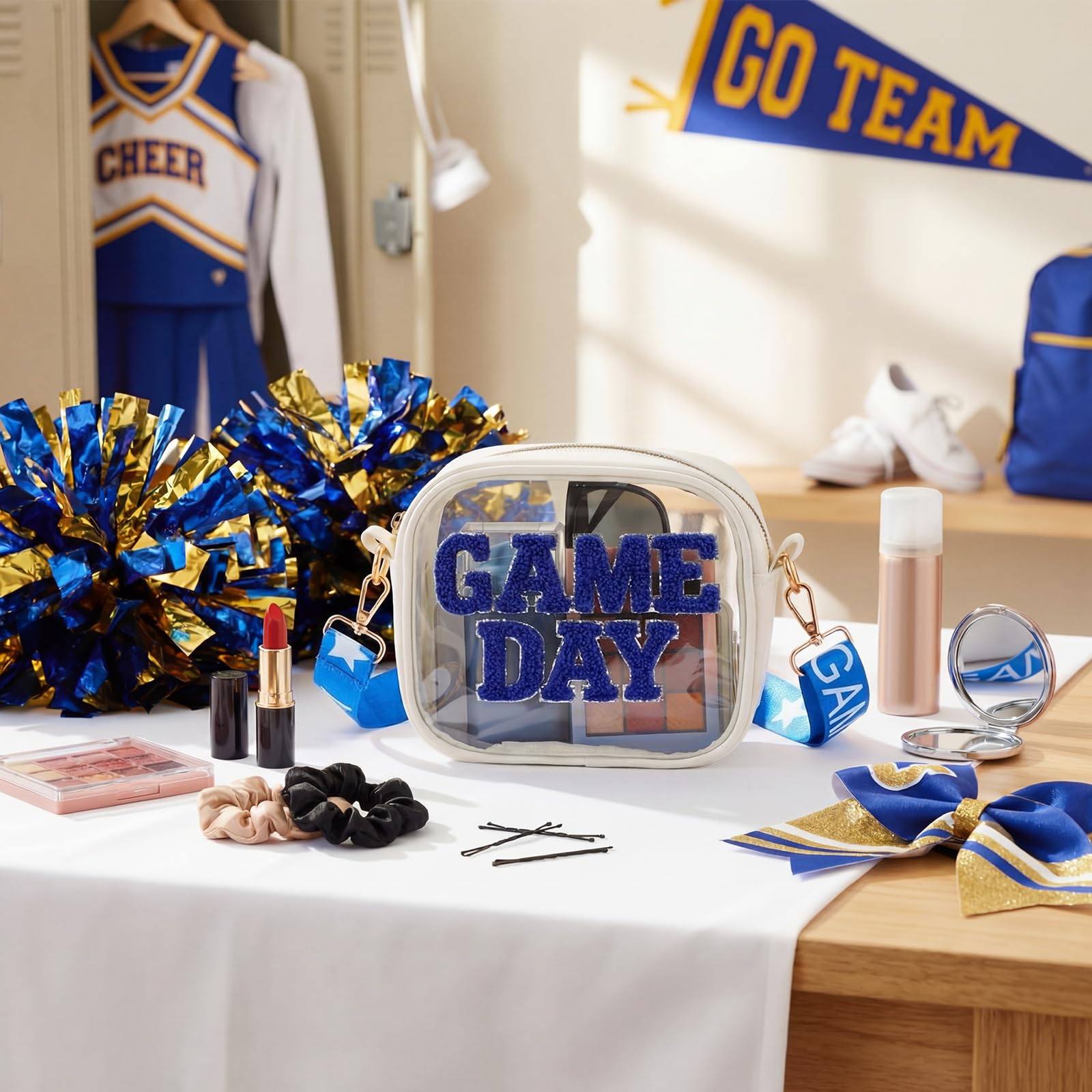Hillban 1/3/6 Stück transparente Tasche für Stadionveranstaltungen, durchsichtige Geldbörse für Damen, Stadion, Crossbody, Handtasche für Konzert-Sport-Fans