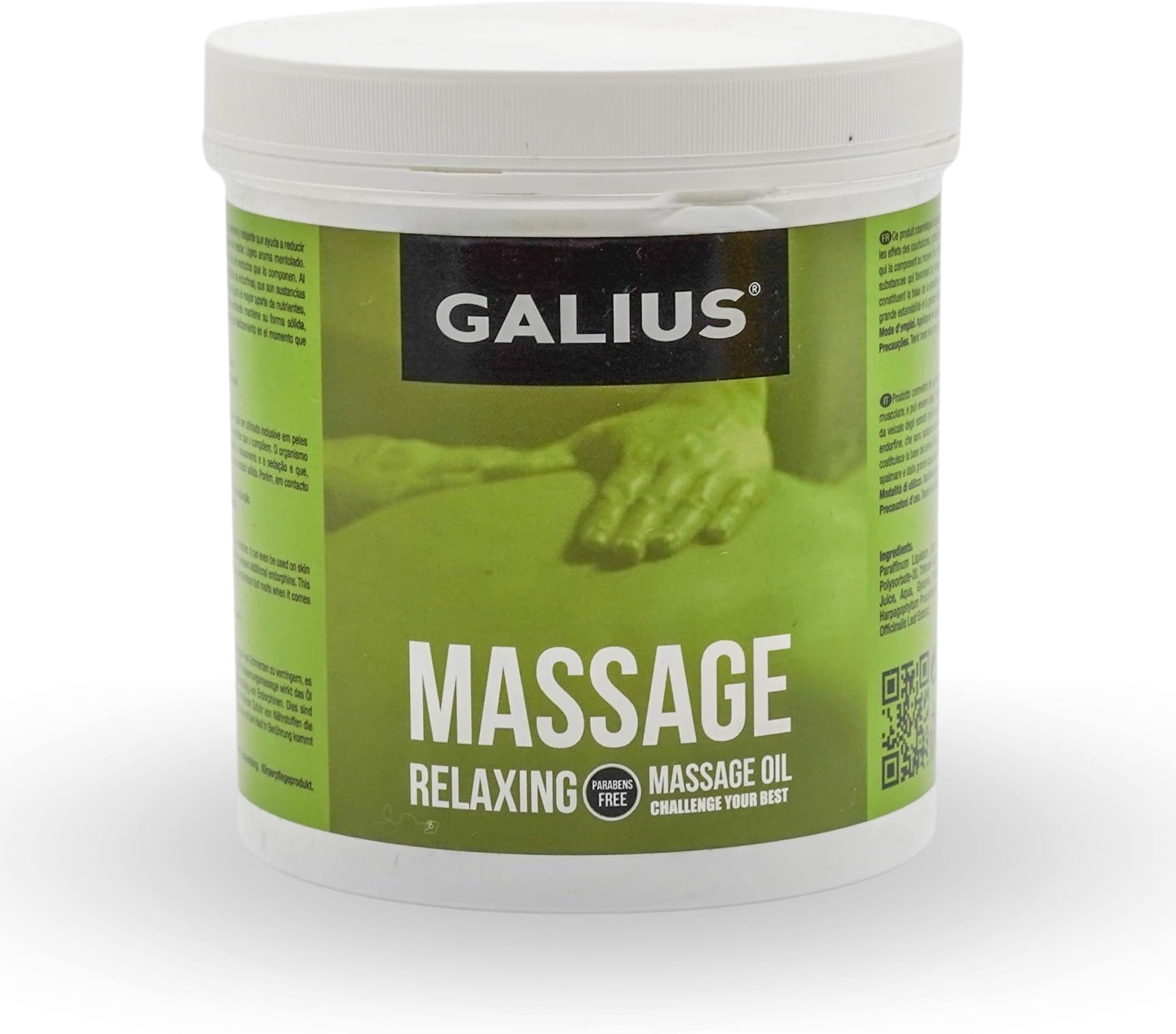 Galius™ Solid Oil For Professional Massage| Relaxing Massage Oil | Professional Sport Massage Oil (500 ml, RELAXING)